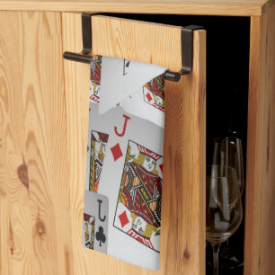 Pokerkaarten Gelaagde zakken, Theedoek