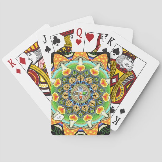 Pokerkaarten "Harmony" (kleur) (Achterkant)