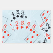 Pokerkaarten, papierset met cadeaupapier (Voorkant 2)