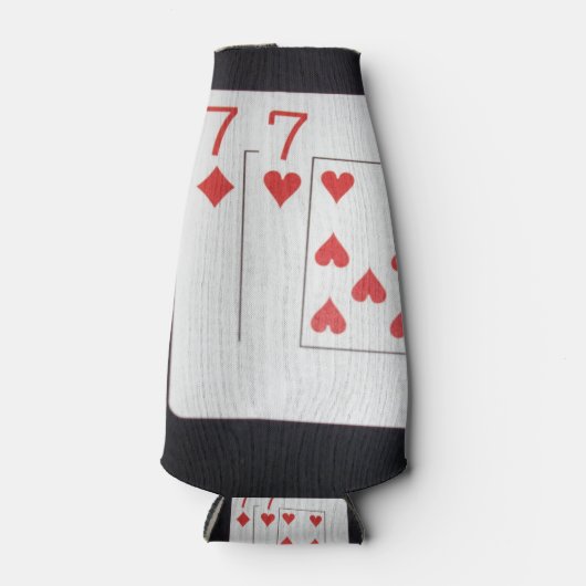 Pokerkaarten, Pocket Sevens Flesjeskoeler (Voorkant)