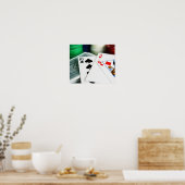 Pokerkaarten Poster (Keuken)