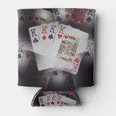 Pokerkaarten Quad Kings Patroon, Blikjeskoeler (Voorkant)