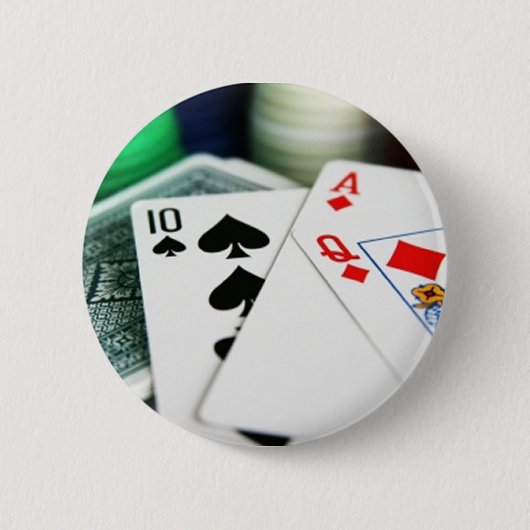 Pokerkaarten Ronde Button 5,7 Cm (Voorkant)