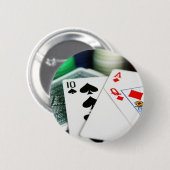 Pokerkaarten Ronde Button 5,7 Cm (Voorkant /achterkant)