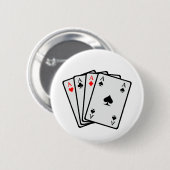 Pokerkaarten Ronde Button 5,7 Cm (Voorkant /achterkant)