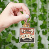 Pokerkaarten sleutelhanger (Hand)