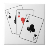 Pokerkaarten Tegeltje (Voorkant)