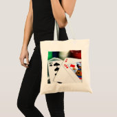 Pokerkaarten Tote Bag (Voorkant (product))