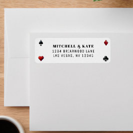 Pokerkaartkleur bruiloft etiket
