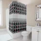 Pokerkaartspel Douchegordijn (In situ)