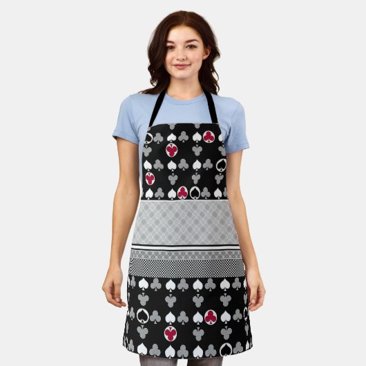 Pokerkaartspel Schort (Gedragen)