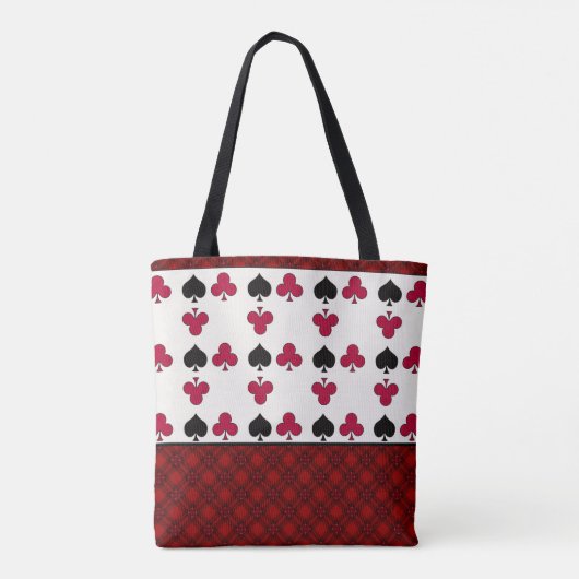 Pokerkaartspel Tote Bag (Achterkant)