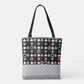 Pokerkaartspel Tote Bag (Achterkant)