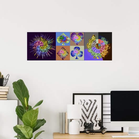 Pokerkampioenschap Poster (Thuiskantoor)