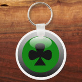 Pokerknop - Club Sleutelhanger (Voorkant)