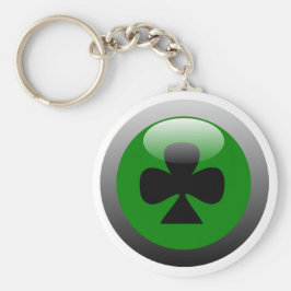 Pokerknop - Club Sleutelhanger