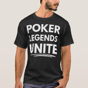 Pokerlegendes verenigen t-shirt