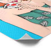 Pokerovens voor komische boeken poster (Hoek)