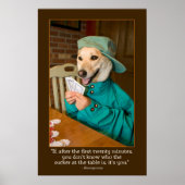 PokerPoster (Dog) Poster (Voorkant)