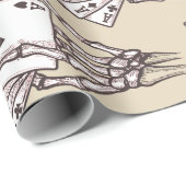 Pokerskelet Cadeaupapier (Rol Hoek)