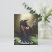 Pokerspeler Briefkaart (Staand voorkant)