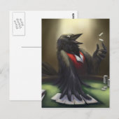 Pokerspeler Briefkaart (Voorkant / Achterkant)