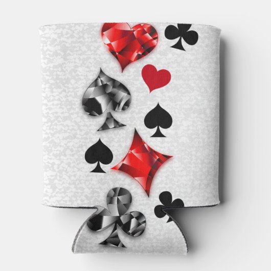 Pokerspeler Gokker Speelkaart Kleuren Las Vegas Blikjeskoeler (Achterkant)