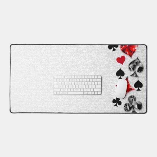 Pokerspeler Gokker Speelkaart Kleuren Las Vegas Bureaumat (Keyboard & Muis)