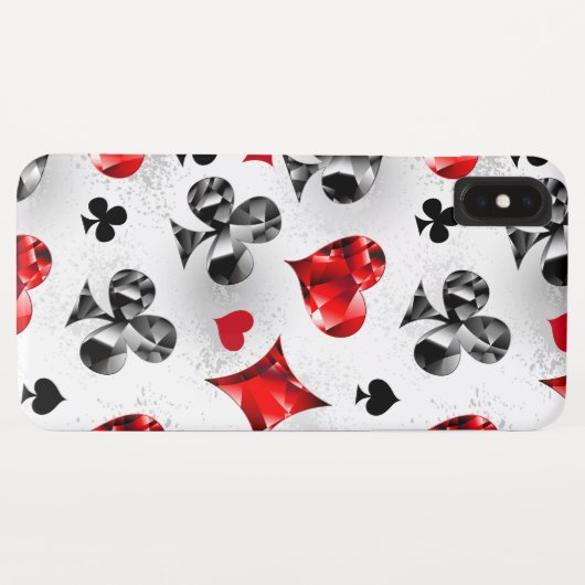 Pokerspeler Gokker Speelkaart Kleuren Las Vegas Case-Mate iPhone Case (Achterkant (horizontaal))