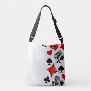 Pokerspeler Gokker Speelkaart Kleuren Las Vegas Crossbody Tas