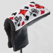 Pokerspeler Gokker Speelkaart Kleuren Las Vegas Golfheadcover (3/4 voorkant)