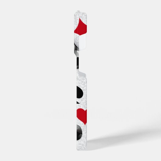 Pokerspeler Gokker Speelkaart Kleuren Las Vegas iPhone Hoesje (Linkerkant)