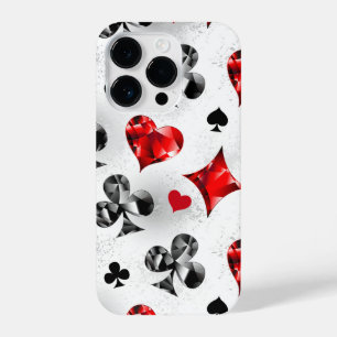 Pokerspeler Gokker Speelkaart Kleuren Las Vegas iPhone 14 Plus Hoesje