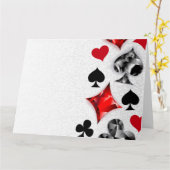 Pokerspeler Gokker Speelkaart Kleuren Las Vegas Kaart (Gele Bloem)