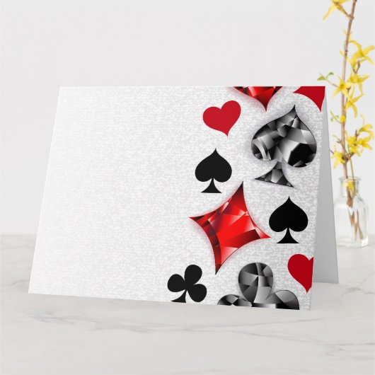 Pokerspeler Gokker Speelkaart Kleuren Las Vegas Kaart (Gele Bloem)