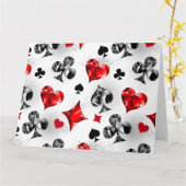 Pokerspeler Gokker Speelkaart Kleuren Las Vegas Kaart (Gele Bloem)