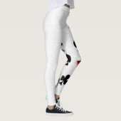 Pokerspeler Gokker Speelkaart Kleuren Las Vegas Leggings (Rechts)