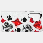 Pokerspeler Gokker Speelkaart Kleuren Las Vegas Samsung Galaxy Hoesje (Achterkant horizontaal)