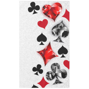Pokerspeler Gokker Speelkaart Kleuren Las Vegas Tafelkleed