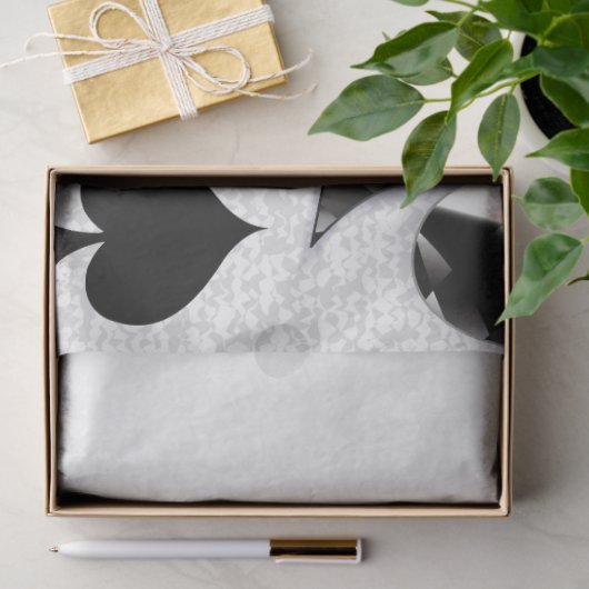 Pokerspeler Gokker Speelkaart Kleuren Las Vegas Tissuepapier (Geschenk)