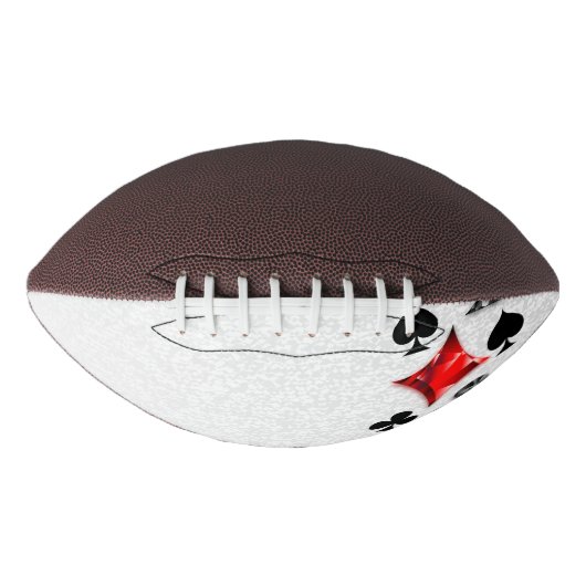 Pokerspeler Gokker Speelkaarten Kleuren Las Vegas American Football (Voorkant)