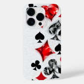 Pokerspeler Gokker Speelkaarten Kleuren Las Vegas Case-Mate iPhone Case (Achterkant)