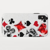 Pokerspeler Gokker Speelkaarten Kleuren Las Vegas Case-Mate iPhone Case (Achterkant (horizontaal))