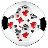 Pokerspeler Gokker Speelkaarten Kleuren Las Vegas Voetbal (Gedraaid)