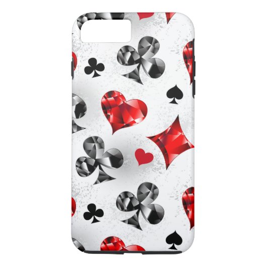 Pokerspeler Gokker Speelkaartsymbolen Las Vegas Case-Mate iPhone Case (Achterkant)