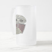 Pokerspeler Matglas Bierpul (Voorkant links)