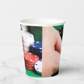 Pokerspeler Papieren Bekers (Rechts)