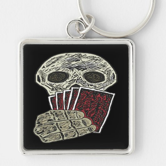 Pokerspeler Sleutelhanger (Voorkant)