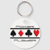 Pokerspeler Sleutelhanger (Voorkant)