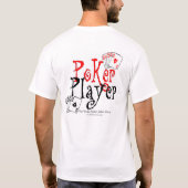 pokerspeler t-shirt (Achterkant)
